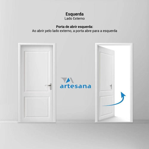Porta para Drywall Eucatex Completa com Guarnição - Artesana Divisorias e Forros LTDA