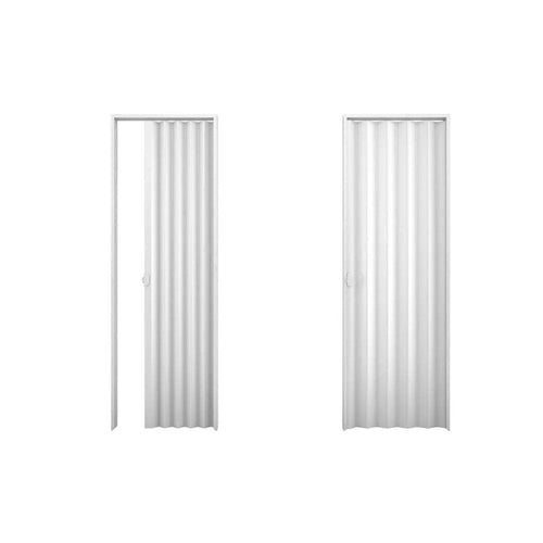 Porta PVC Sanfonada Branco - Artesana Divisorias e Forros LTDA