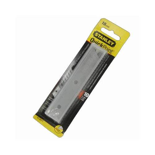 Lâminas para Estilete Stanley 18mm - 15 PT de Corte (10 Peças) - Artesana Divisorias e Forros LTDA