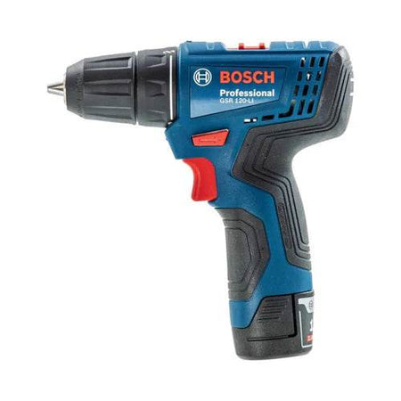 Parafusadeira Furadeira Bosch GSR 120-LI 12V 1 Bateria - Artesana Divisorias e Forros LTDA