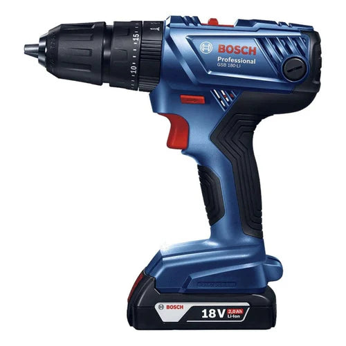Parafusadeira e Furadeira de Impacto Bosch 18V + Bateria GSB 180-LI