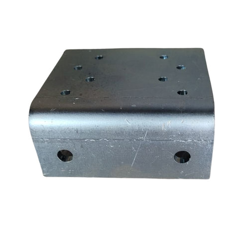 Cantoneira Galvanizada Aço A36 L 40X80X90X4,8mm Furos Laterais