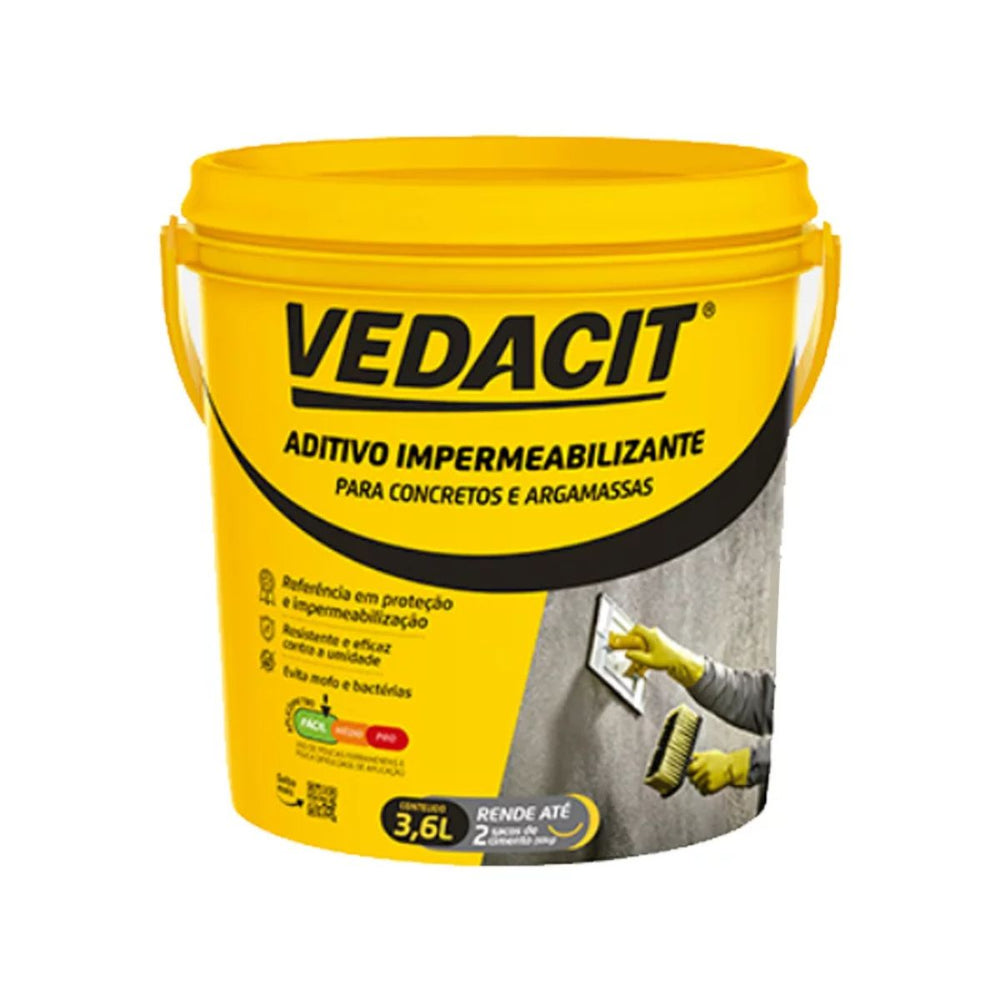 Aditivo Impermeabilizante Redutor Concreto 3,6L Ve