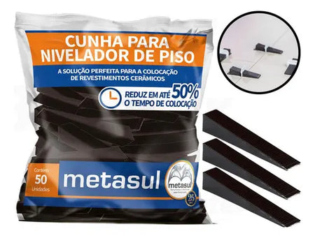 Cunha Niveladora de Piso Slim (50 peças)