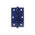 3½ x 2¼ cor azul