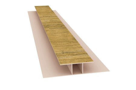 Emenda Rígida PVC Revid Madeira Ébano Fosco 3000mm