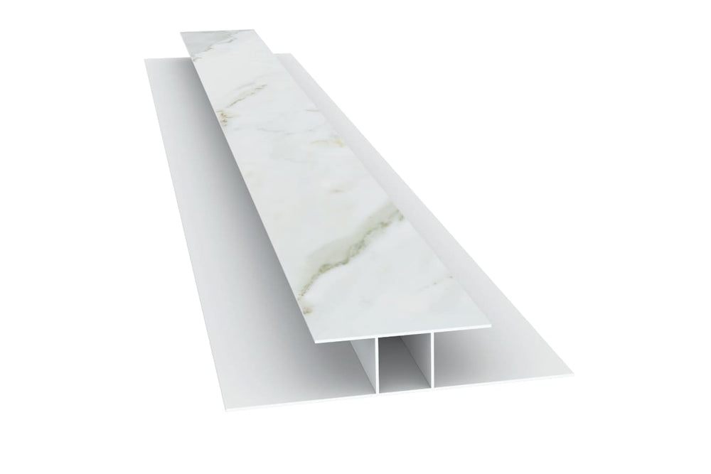Emenda Rígida PVC Revid Madeira Mármore Calacatta Brilho3000mm