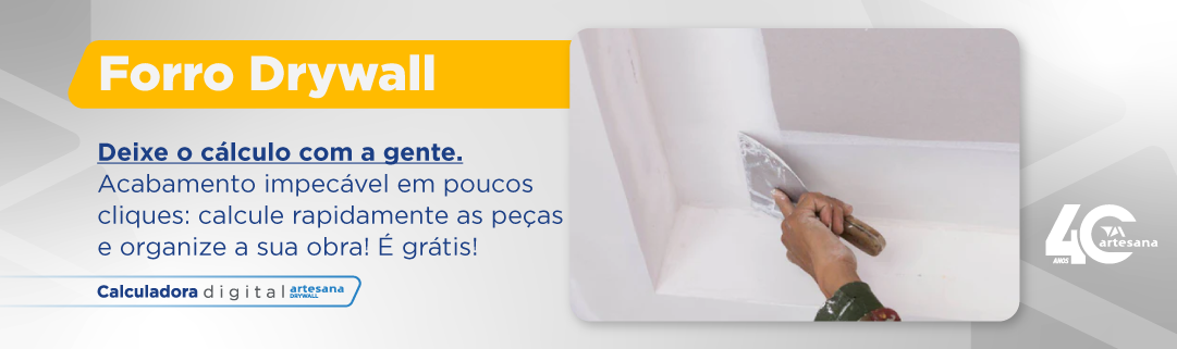 Forro drywall