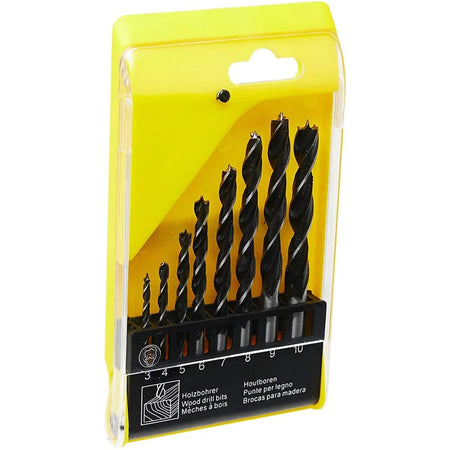 Jogo de 8 Brocas para Madeira Black Jack W500