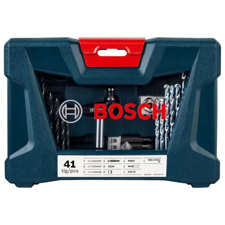 Jogo de Pontas e Brocas Bosch V-Line (41 peças) - Artesana Divisorias e Forros LTDA
