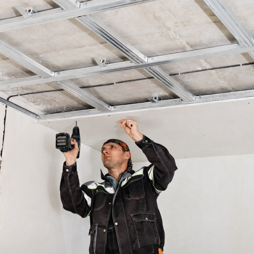 Kit Para Forro Drywall Com Tabica - 20m²
