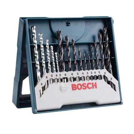 Kit de Brocas para Concreto, Metal e Madeira Mini X-Line 3,0 a 8,0mm (15 peças) - Artesana Divisorias e Forros LTDA