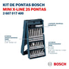 Kit de Pontas para parafusar Bosch Mini X-Line com