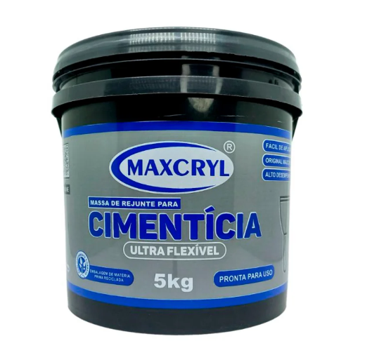 Massa Única para Painel Cimentício 5Kg Maxcryl