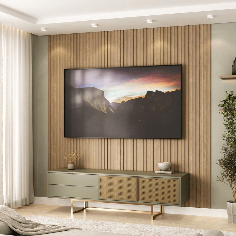 Painel Ripado para TV até 75"