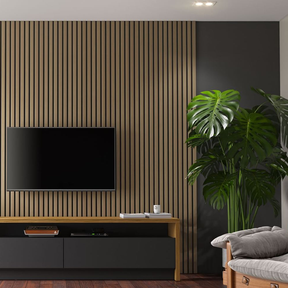 Painel Ripado Eucatex RU 55x2700x12mm -  6 peças