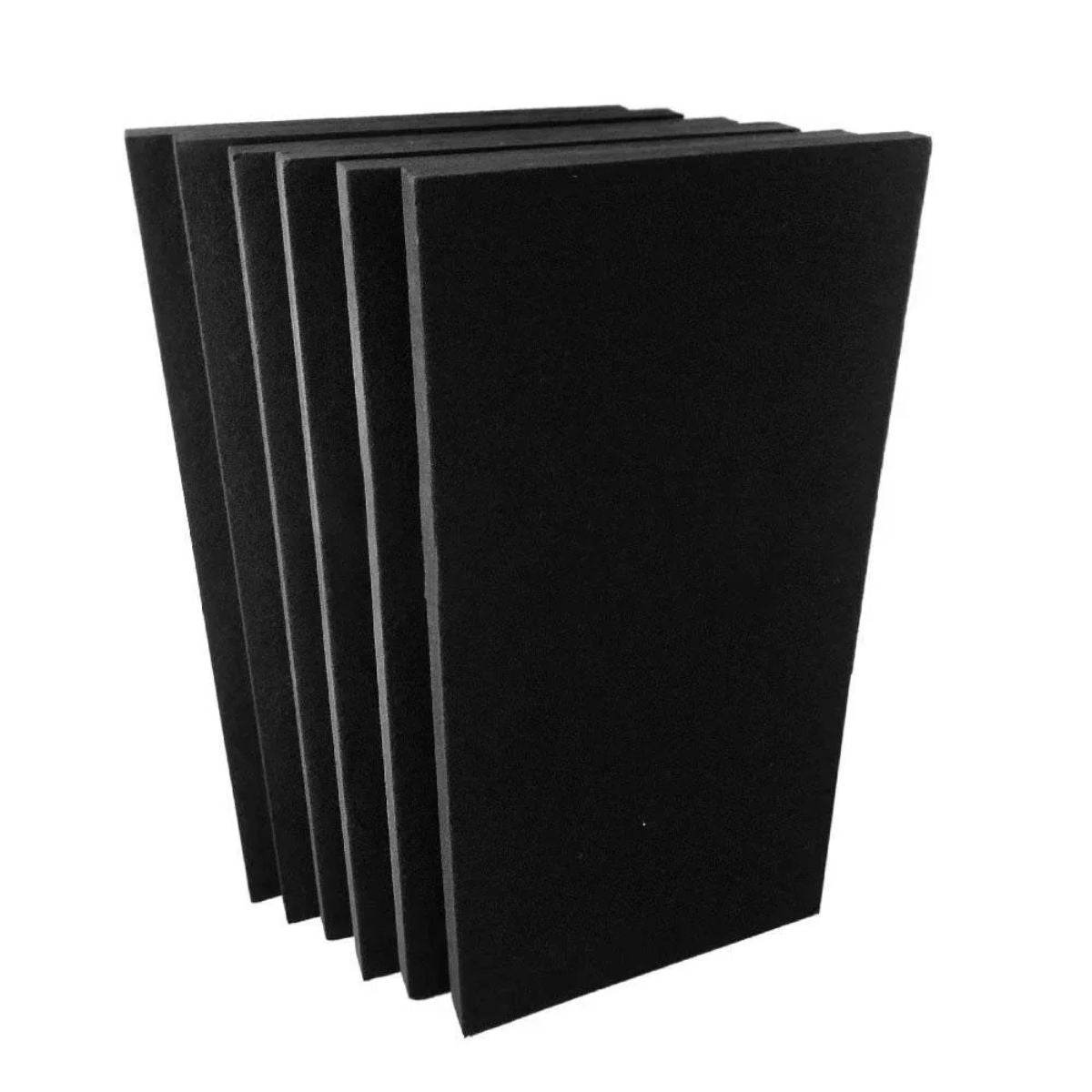 Painel Lã de Pet Trisoft - 7,20m² 50x600x1200mm Preto - 30kg/m³