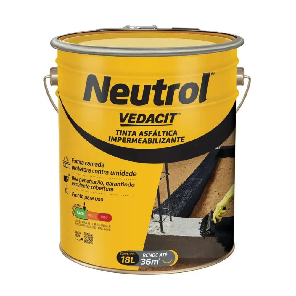 Pintura Asfáltica Vedacit 18L