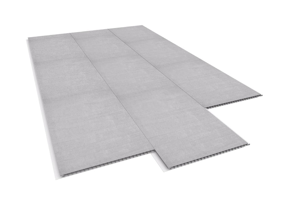 Forro PVC em Régua Revid Concreto Cemento Fosco 10x250x6000mm