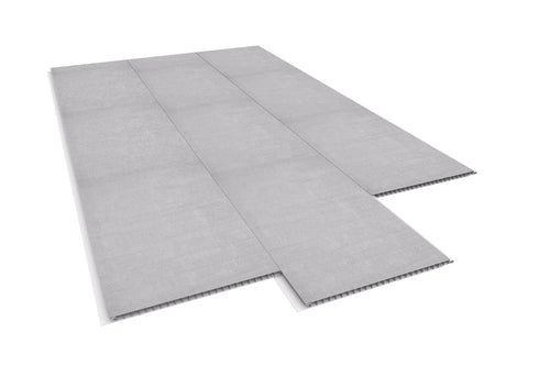Forro PVC em Régua Revid Concreto Cemento Fosco 10x250x6000mm