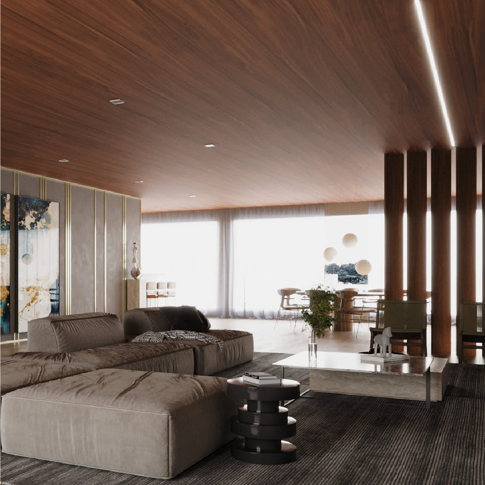 Forro PVC em Régua Revid Madeira Golden Fosco 10x250x6000mm