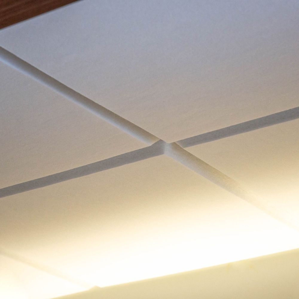 Painel Lã de Pet Trisoft Revest Ness 50x600x1200mm - 35gk/m³ - Argento