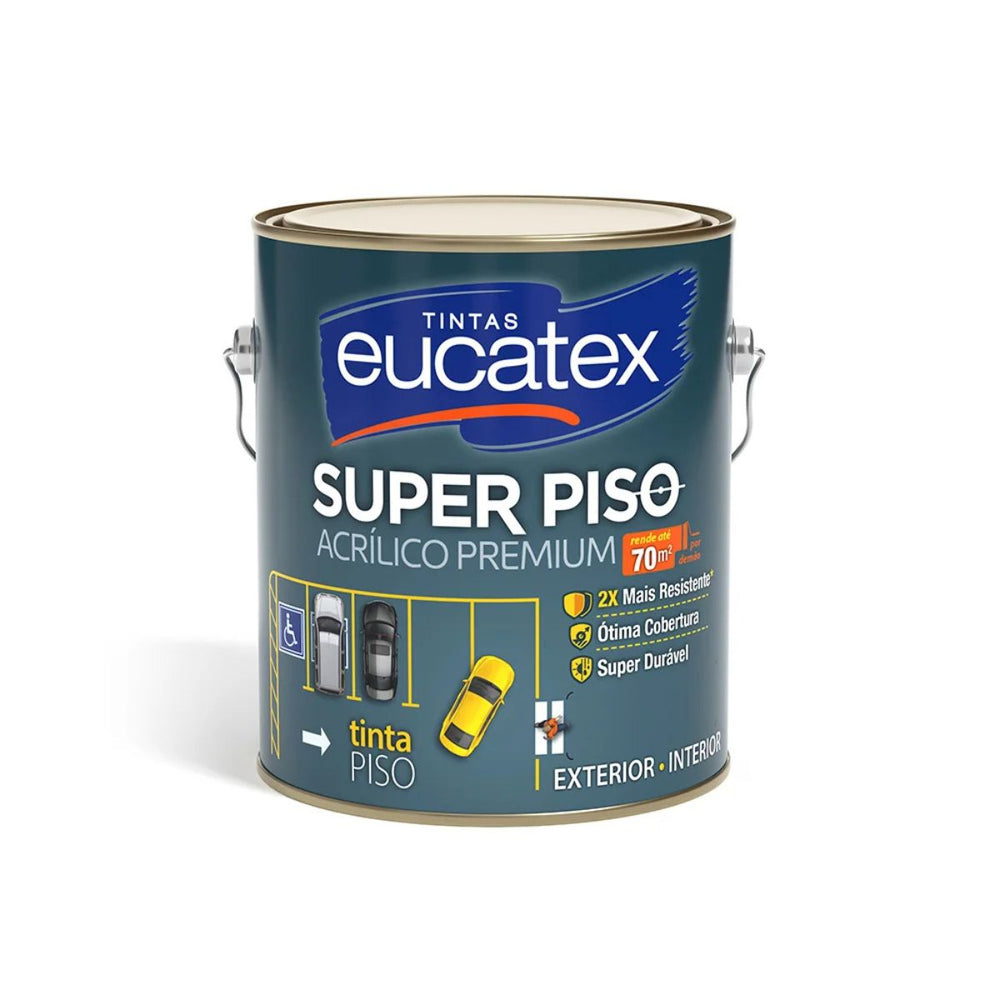 Tinta Acrílica Eucatex Super Piso Exterior e Inter