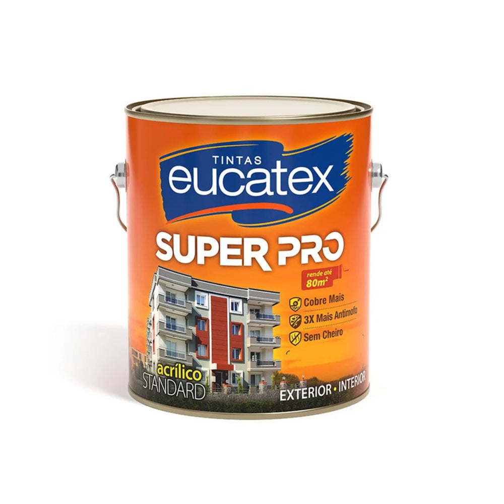Tinta Acrílica Eucatex Super Pro para Exterior e I