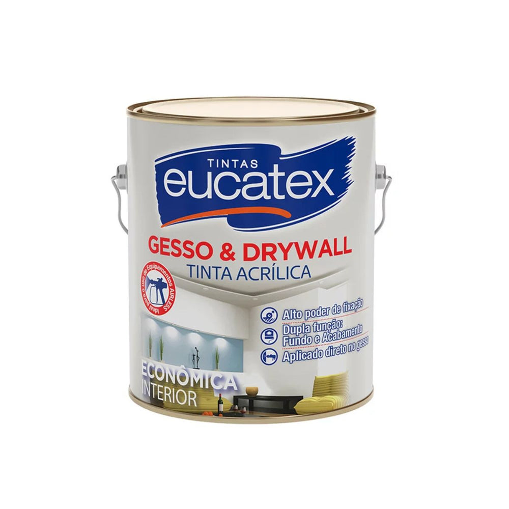 Tinha Acrílica Eucatex para Drywall Interior Branc