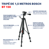 Tripé para Nível a Laser Bosch BT 150