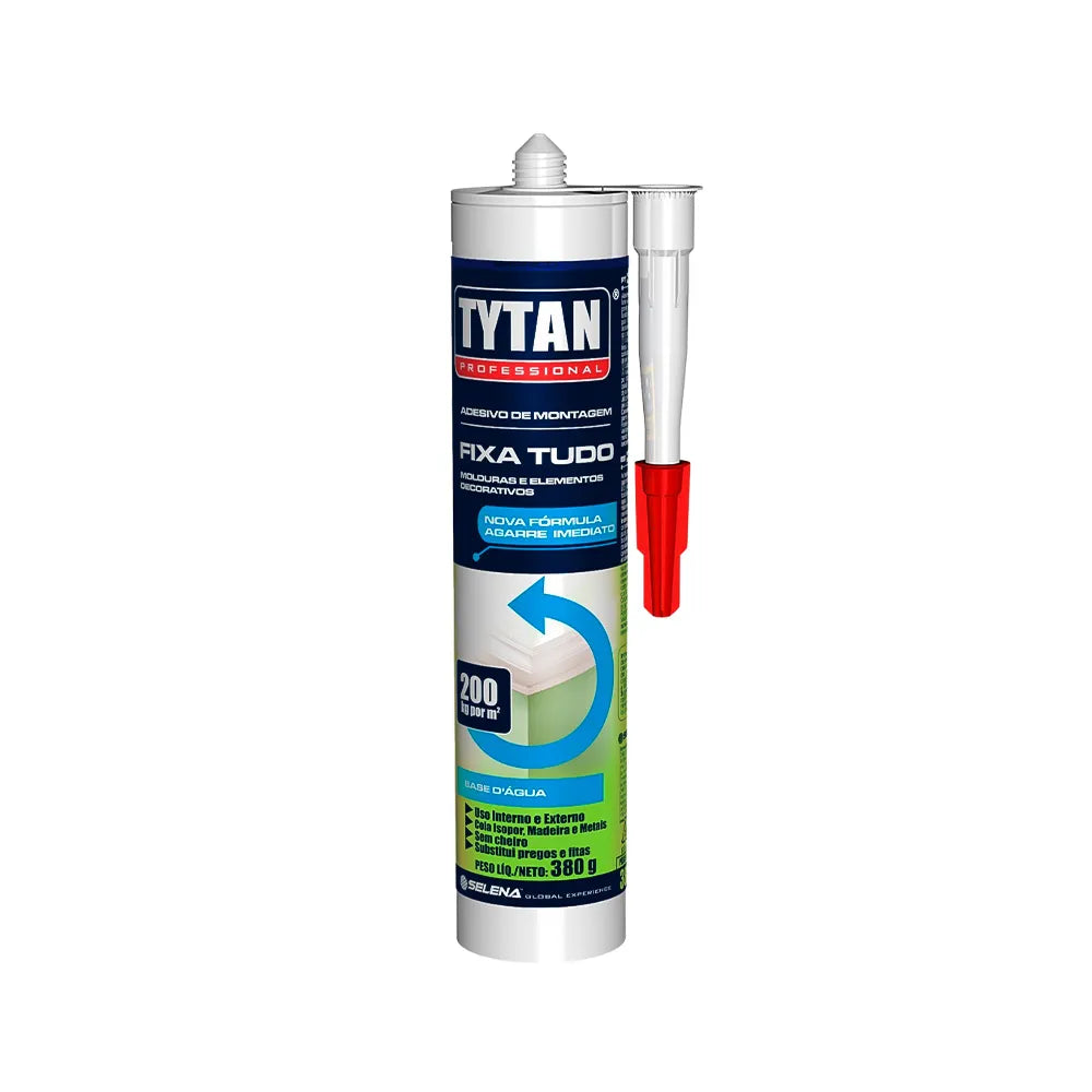 Adesivo Tytan Fixa Tudo Base Água - Branco 380g